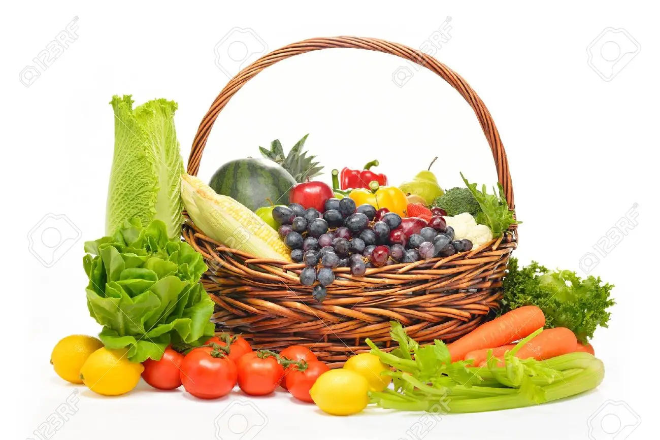 20286583-fruits-and-vegetables-in-basket-isolated-on-white